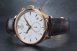 Tissot T Classic Tradition Chronograph White Dial Brown Leather Strap Watch For Men - T063.617.36.037.00 Authentic Buy Shop Now