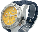 Breitling Avenger II Seawolf Yellow Dial Blue Rubber Strap 45mm Mens Watch - A1733110/I519/157S Authentic Buy Shop Now