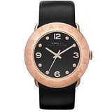 Marc Jacobs Amy Black Dial Black Leather Strap Watch for Women - MBM1225 Authentic Buy Shop Now