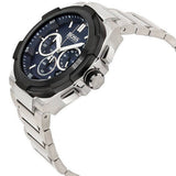 Hugo Boss Supernova Chronograph Black Dial Silver Steel Strap Watch for Men - 1513359 Authentic Buy Shop Now
