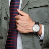 IWC Portofino Automatic White Dial Black Leather Strap Watch for Men - IW356501 Authentic Buy Shop Now