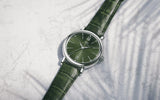 IWC Portofino Automatic Green Dial Green Leather Strap Watch for Women - IW357405 Authentic Buy Shop Now