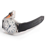 IWC Pilot's Watch Mark XVIII White Dial Black Leather Strap Watch for Men - IW327002 Authentic Buy Shop Now