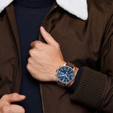 IWC Pilot’s Watch Chronograph Edition “Le Petit Prince” Blue Dial Brown Leather Strap Watch for Men - IW377714 Authentic Buy Shop Now