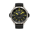 IWC Aquatimer Automatic 2000 Black Dial Black Rubber Strap Watch for Men - IW358001 Authentic Buy Shop Now