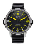 IWC Aquatimer Automatic 2000 Black Dial Black Rubber Strap Watch for Men - IW358001 Authentic Buy Shop Now