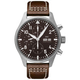 IWC Pilot's Watch Chronograph Edition Brown Dial Brown Leather Strap Watch for Men - IW377713 Authentic Buy Shop Now