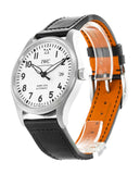 IWC Pilot's Watch Mark XVIII White Dial Black Leather Strap Watch for Men - IW327002 Authentic Buy Shop Now