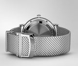 IWC Portofino Automatic White Dial Silver Mesh Bracelet Watch for Men - IW356505 Authentic Buy Shop Now