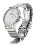 IWC Portofino Automatic White Dial Silver Mesh Bracelet Watch for Men - IW356505 Authentic Buy Shop Now