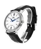 IWC Portofino Automatic '150 Years' Edition Automatic White Dial Black Leather Strap Watch for Men - IW356519 Authentic Buy Shop Now