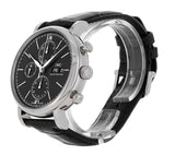IWC Portofino Chronograph Black Dial Black Leather Strap Watch for Men - IW391029 Authentic Buy Shop Now