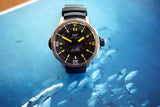 IWC Aquatimer Automatic 2000 Black Dial Black Rubber Strap Watch for Men - IW358001 Authentic Buy Shop Now
