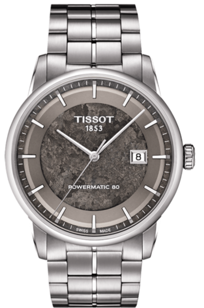 Tissot Luxury Powermatic 80 Anthracite Grey Dial Silver Steel Strap Watch For Men - T086.407.11.061.10 Authentic Buy Shop Now