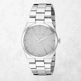 Michael Kors Channing Three Hand Silver Dial Silver Steel Strap Watch For Women - MK6626 Authentic Buy Shop Now