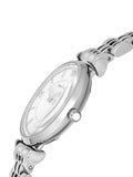 Emporio Armani Gianni T-Bar Mother of Pearl Dial Silver Steel Strap Watch for Women - AR11701 Authentic Buy Shop Now