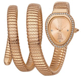Just Cavalli Doppio Rose Gold Dial Rose Gold Steel Strap Watch for Women - JC1L163M0035 Authentic Buy Shop Now