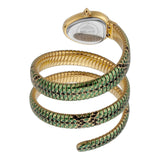 Just Cavalli Doppio Green Dial Multicolor Steel Strap Watch for Women - JC1L163M0055 Authentic Buy Shop Now