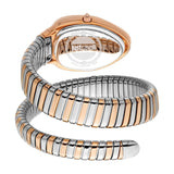 Just Cavalli Serpente Metallica White Dial Two Tone Steel Strap Watch for Women - JC1L223M0065 Authentic Buy Shop Now