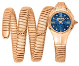 Just Cavalli Ravenna Blue Dial Rose Gold Steel Strap Watch for Women - JC1L271M0045 Authentic Buy Shop Now