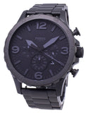 Fossil Nate Chronograph Black Dial Black Steel Strap Watch for Men - JR1401 Authentic Buy Shop Now