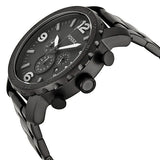 Fossil Nate Chronograph Black Dial Black Steel Strap Watch for Men - JR1401 Authentic Buy Shop Now