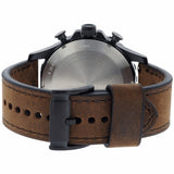 Fossil Nate Chronograph Brown Dial Brown Leather Strap Watch for Men - JR1487 Authentic Buy Shop Now