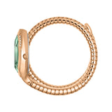 Just Cavalli Taglio Green Dial Rose Gold Steel Strap Watch for Women - JC1L225M0065 Authentic Buy Shop Now