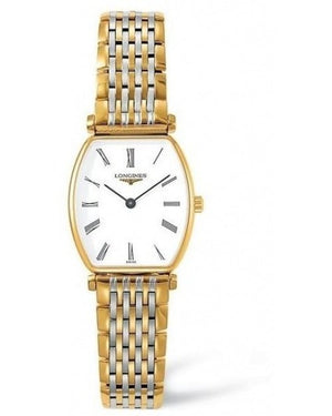 Longines La Grande Classique de Longines Tonneau 22 Gold Watch for Women - L4.205.2.11.7 Authentic Buy Shop Now