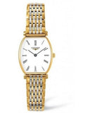 Longines La Grande Classique de Longines Tonneau 22 Gold Watch for Women - L4.205.2.11.7 Authentic Buy Shop Now