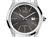 Calvin Klein Bold Black Dial Silver Steel Strap Watch for Men - K2246107 Authentic Buy Shop Now