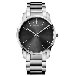 Calvin Klein City Black Dial Silver Steel Strap Watch for Men - K2G21161 Authentic Buy Shop Now
