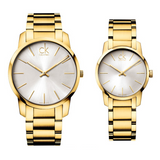 Calvin Klein City Silver Dial Gold Steel Strap Watch for Men - K2G21546 Authentic Buy Shop Now