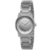 Calvin Klein City Silver Dial Silver Steel Strap Watch for Women - K2G23148 Authentic Buy Shop Now