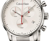 Calvin Klein City Chronograph White Dial Silver Steel Strap Watch for Men - K2G271Z6 Authentic Buy Shop Now