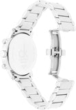 Calvin Klein City Chronograph White Dial Silver Steel Strap Watch for Men - K2G271Z6 Authentic Buy Shop Now