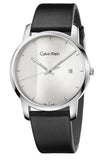 Calvin Klein City Silver Dial Black Steel Strap Watch for Men - K2G2G1CX Authentic Buy Shop Now