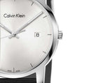 Calvin Klein City White Dial Black Leather Strap Watch for Men - K2G2G1CD Authentic Buy Shop Now