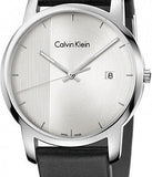 Calvin Klein City Silver Dial Black Steel Strap Watch for Men - K2G2G1CX Authentic Buy Shop Now