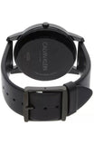 Calvin Klein City Quartz Black Dial Black Leather Strap Watch for Men - K2G2G4CX Authentic Buy Shop Now
