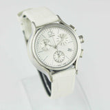Calvin Klein Skirt White Dial White Leather Strap Watch for Women - K2U291L6 Authentic Buy Shop Now