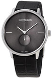 Calvin Klein Accent Black Dial Black Leather Strap Watch for Men - K2Y211C3 Authentic Buy Shop Now