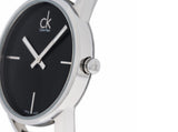 Calvin Klein Stately Black Dial Silver Steel Strap Watch for Women - K3G23121 Authentic Buy Shop Now