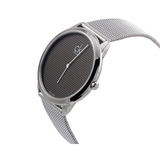 Calvin Klein Minimal Grey Dial Silver Mesh Bracelet Watch for Women - K3M2212X Authentic Buy Shop Now