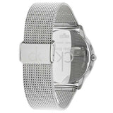 Calvin Klein Minimal White Dial Silver Mesh Bracelet Watch for Men - K3M2112Y Authentic Buy Shop Now