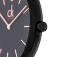Calvin Klein Minimal Black Dial Black Mesh Bracelet Watch for Women - K3M22421 Authentic Buy Shop Now