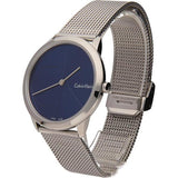 Calvin Klein Minimal Blue Dial Silver Mesh Bracelet Watch for Women - K3M2212N Authentic Buy Shop Now
