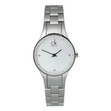 Calvin Klein Simplicity White Dial Silver Steel Strap Watch for Women - K4323101 Authentic Buy Shop Now