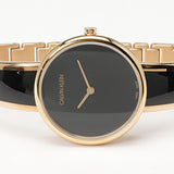 Calvin Klein Seduce Black Dial Two Tone Steel Strap Watch for Women - K4E2N611 Authentic Buy Shop Now