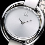 Calvin Klein Impetuous Silver Dial Silver Steel Strap Watch for Women - K4F2N116 Authentic Buy Shop Now